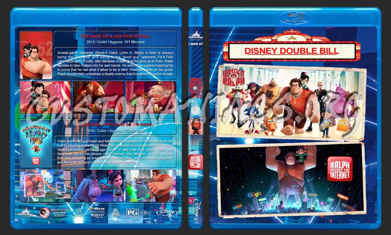 Wreck-it Ralph Double Feature blu-ray cover