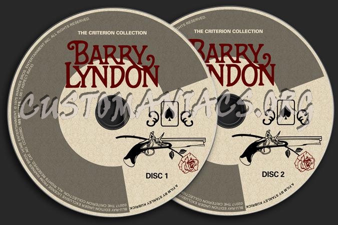 897 - Barry Lyndon dvd label