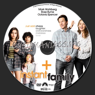 Instant Family dvd label