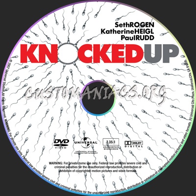 Knocked Up dvd label