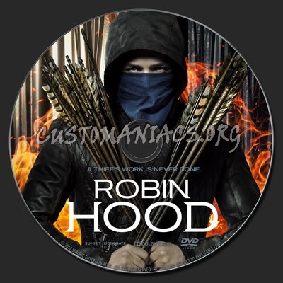 Robin Hood (2018) dvd label