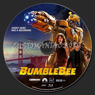 BumbleBee blu-ray label