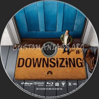 Downsizing blu-ray label