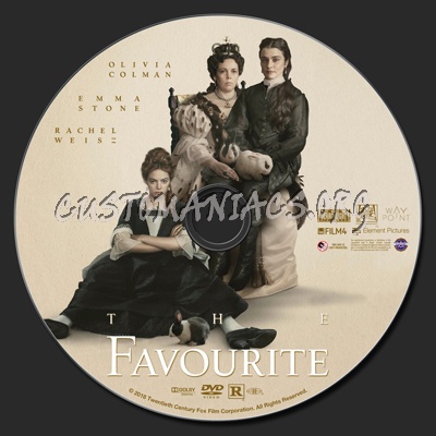 The Favourite dvd label