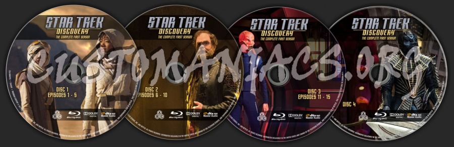 Star Trek: Discovery - Season 1 blu-ray label