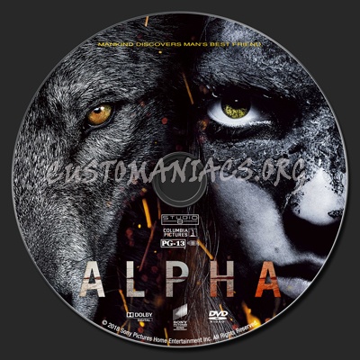 Alpha (2018) dvd label