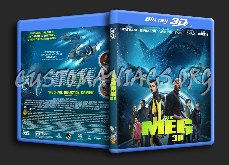The Meg 3D dvd cover