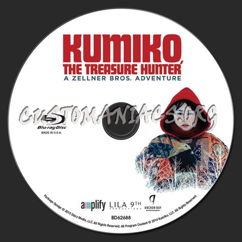 Kumiko, The Treasure Hunter blu-ray label