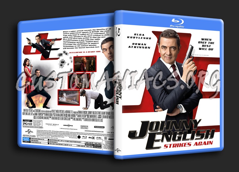 Johnny English Strikes Again blu-ray cover