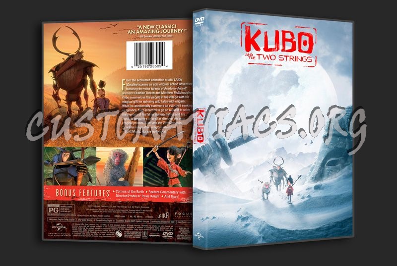 Kubo and the Two Strings dvd cover