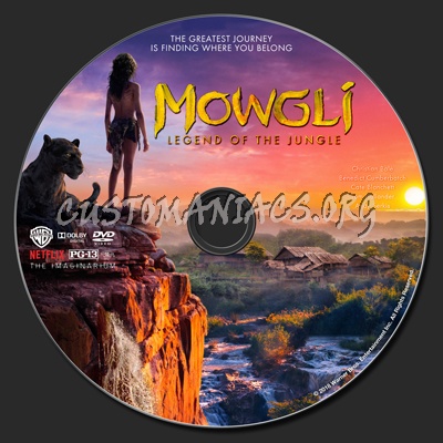 Mowgli: Legend Of The Jungle dvd label