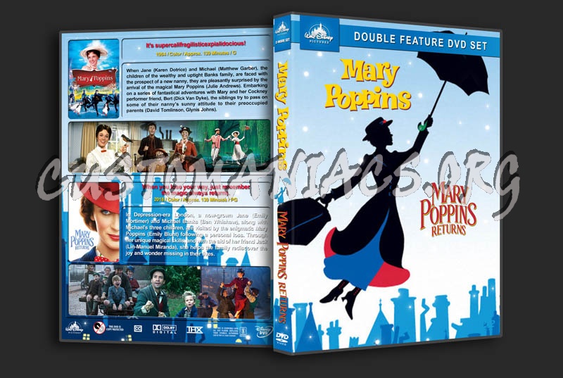 Mary Poppins Double Feature dvd cover