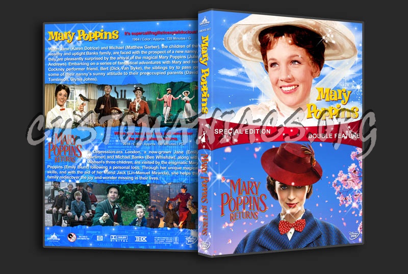 Mary Poppins Double Feature dvd cover