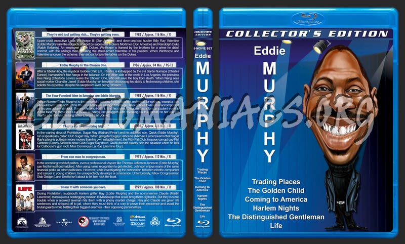 Eddie Murphy Collection blu-ray cover