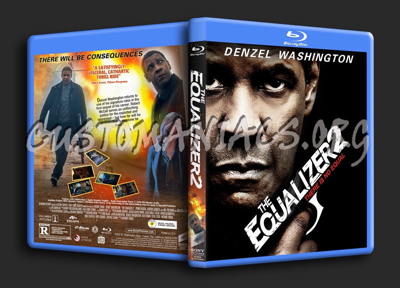 The Equalizer 2 dvd cover