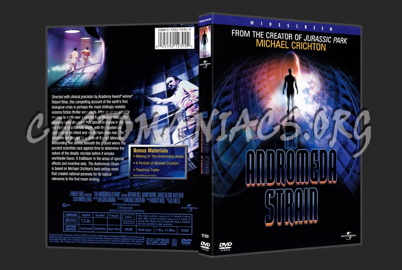 The Andromeda Strain dvd cover