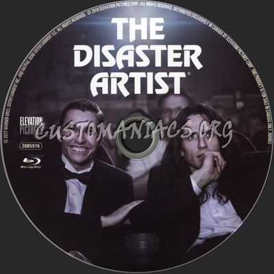The Disaster Artist blu-ray label