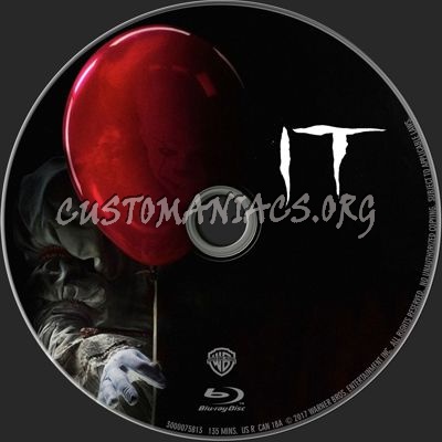 It (2017) blu-ray label