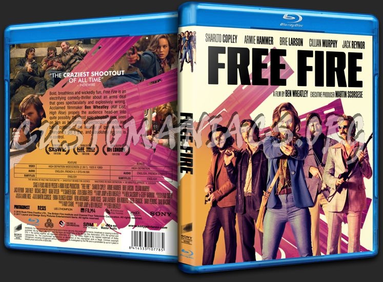 Free Fire blu-ray cover