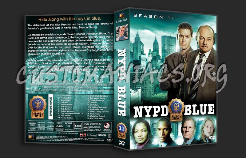 NYPD Blue - Season 11 dvd cover