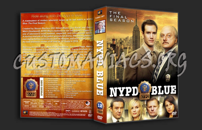 NYPD Blue - Season 12 dvd cover