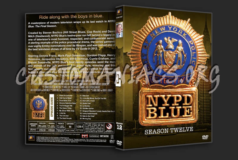 NYPD Blue - Season 12 dvd cover
