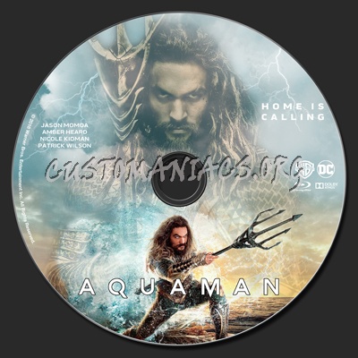 Aquaman (2018) blu-ray label