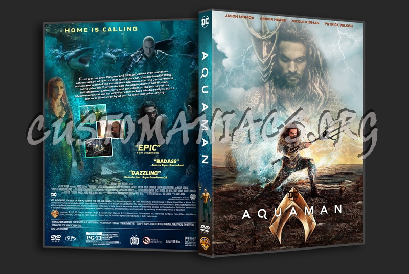 Aquaman (2018) dvd cover