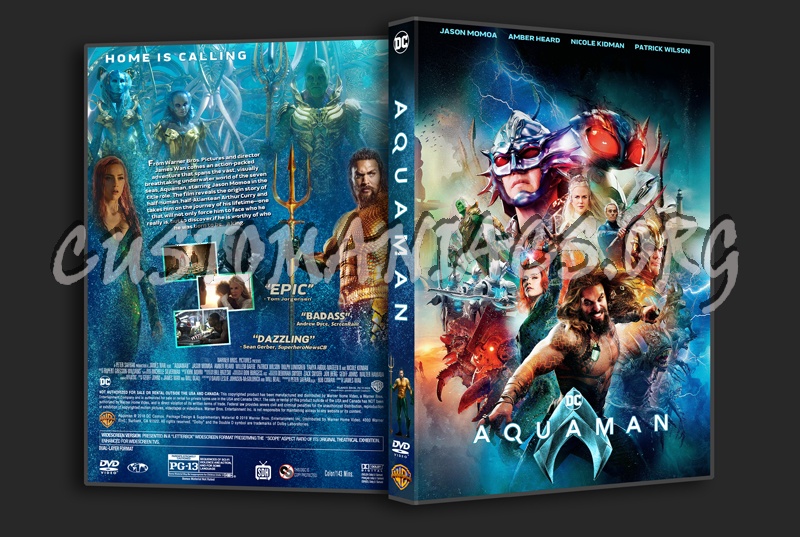 Aquaman (2018) dvd cover