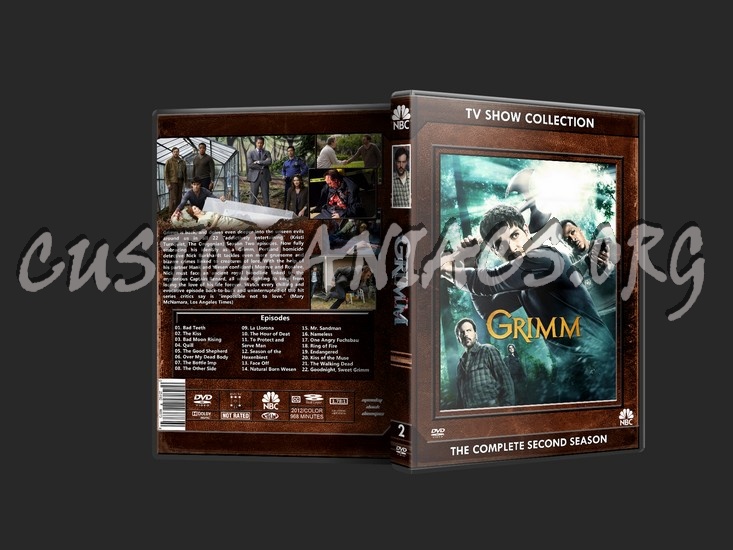 Grimm Season 2 dvd cover