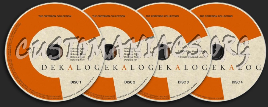 837 - Dekalog dvd label