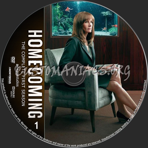 Homecoming Season 1 dvd label