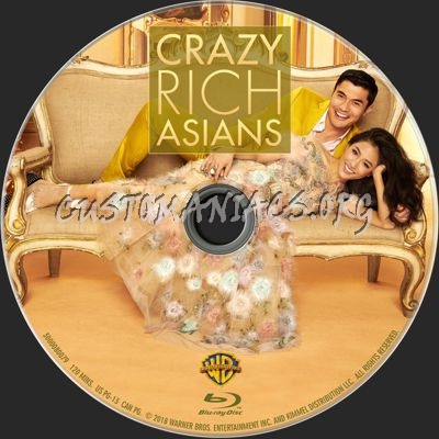 Crazy Rich Asians blu-ray label