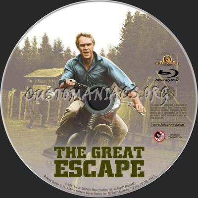 The Great Escape blu-ray label