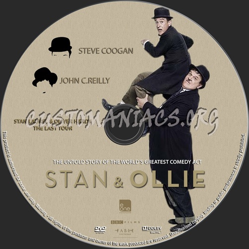 Stan & Ollie 2018 dvd label