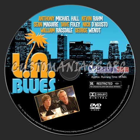 LA Blues dvd label