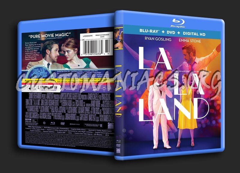La La Land blu-ray cover