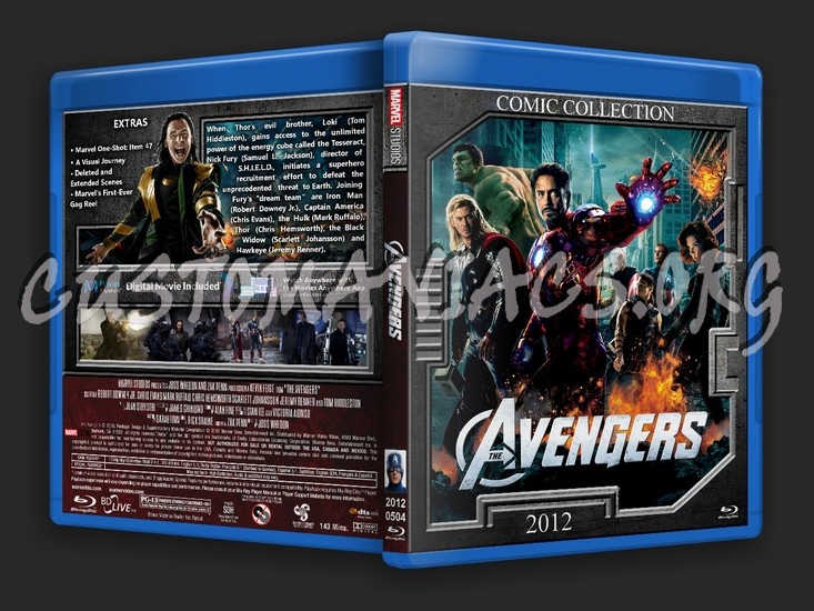 The Avengers blu-ray cover