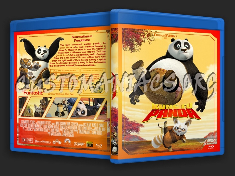 Kung Fu Panda blu-ray cover