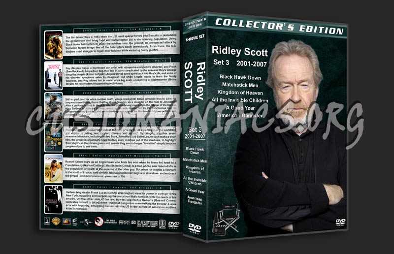 Ridley Scott Collection - Set 3 (2001-2007) dvd cover