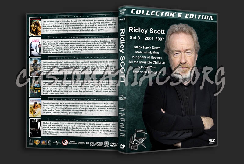 Ridley Scott Collection - Set 3 (2001-2007) dvd cover