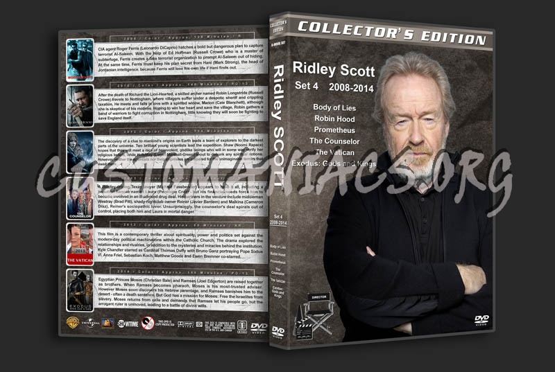 Ridley Scott Collection - Set 4 (2008-2014) dvd cover