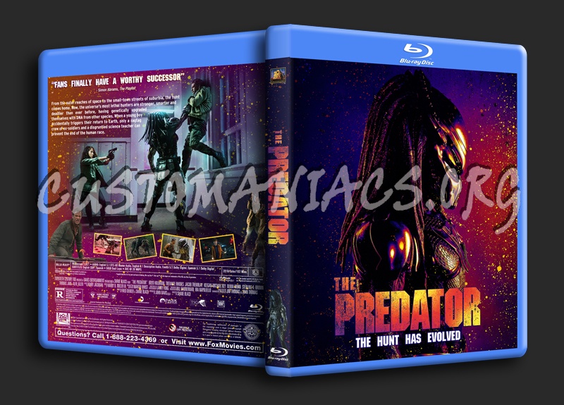 The Predator (2018) dvd cover