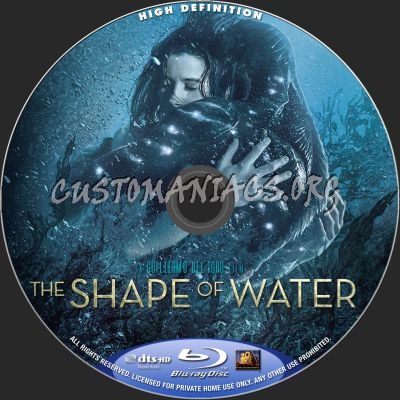The Shape Of Water blu-ray label