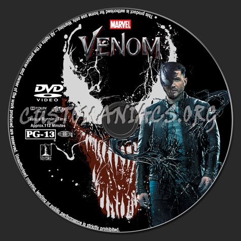 Venom dvd label