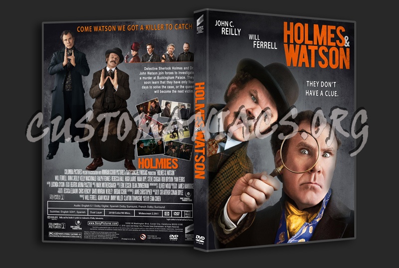 Holmes & Watson 2018 dvd cover