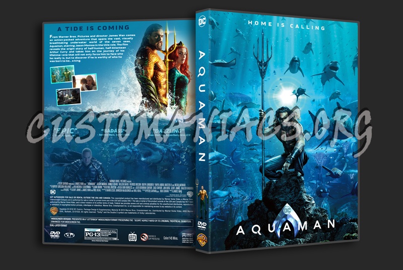 Aquaman (2018) dvd cover