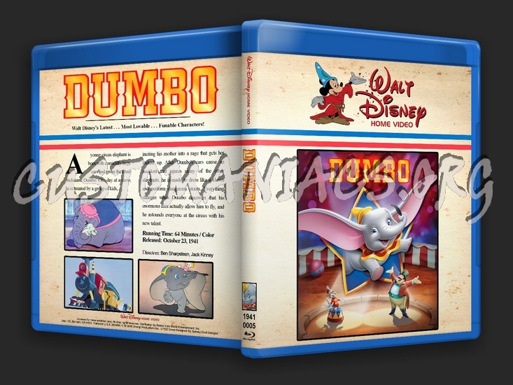 Dumbo blu-ray cover