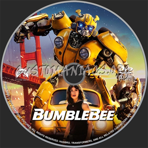 Bumblebee (2018) dvd label