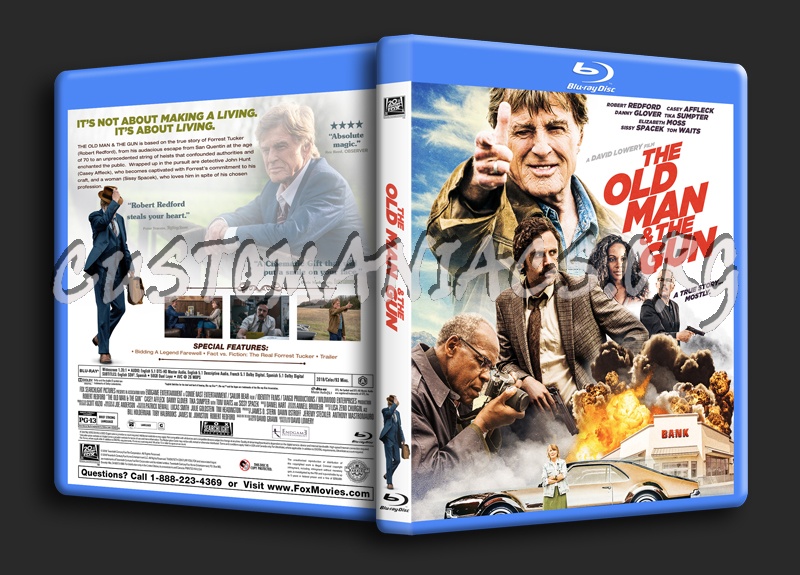 The Old Man & The Gun dvd cover